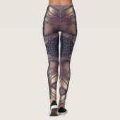 Leggings Armure de poitrine viking en cuir Conception abstr (Dos)