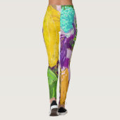 Leggings Arrangement d'art de fruits (Dos)