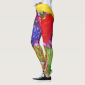 Leggings Arrangement d'art de fruits (Gauche)