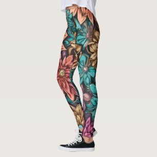 Leggings Arrangement de Flower