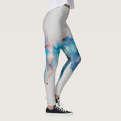 Leggings Arrière - plan Abstrait de l'encre d'alcool (Droite)