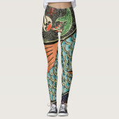 Leggings Arrière - plan Abstrait Fishy (Devant)