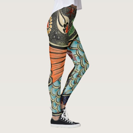 Leggings Arrière - plan Abstrait Fishy (Droite)