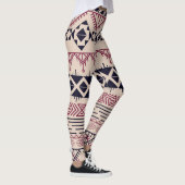Leggings arrière - plan Aztèque, tribu vintage, motif ethni (Droite)