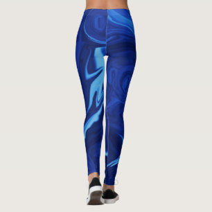 Leggings Arrière - plan bleu Cobalt