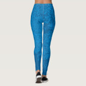 Leggings Arrière - plan Blue Lyre (Dos)