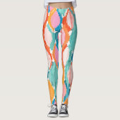 Leggings Arrière - plan couleur aquarelle (Devant)
