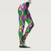 Leggings Arrière - plan de bijoux Mardi Gras (Droite)