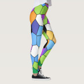 Leggings Arrière - plan de cristaux Abstraits (Droite)