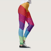 Leggings arrière - plan de grunge Abstrait (Droite)