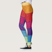 Leggings arrière - plan de grunge Abstrait (Gauche)