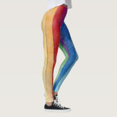 Leggings arrière - plan de grunge Abstrait (Droite)