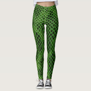 Leggings Arrière - plan de peau de serpent exotique