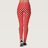Leggings Arrière - plan de point de polka (Dos)