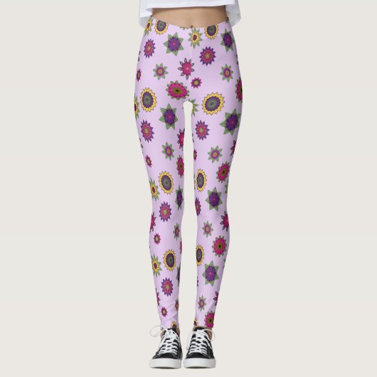 Leggings Arrière - plan de pourpre de guêtres de jardin de (Devant)