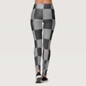Leggings Arrière - plan d'échecs (Dos)