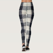 Leggings Arrière - plan en tissu de coton plastique texturé (Dos)