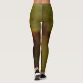 Leggings Arrière-plan flou marron (Dos)