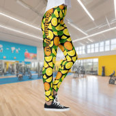 Leggings Arrière - plan orange