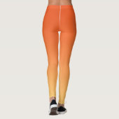 Leggings Arrière - plan orange et jaune (Dos)