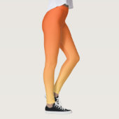 Leggings Arrière - plan orange et jaune (Droite)