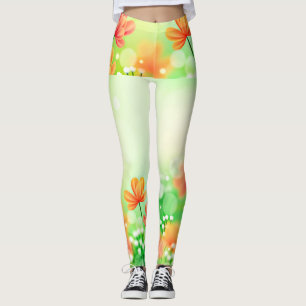 Leggings Arrière - plan réaliste du printemps flou