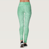 Leggings Arrière - plan vert dégradant (Dos)