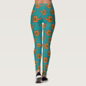 Leggings Arrosage orange avec tournesol (Dos)