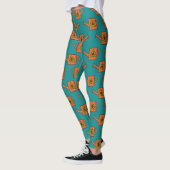 Leggings Arrosage orange avec tournesol (Gauche)