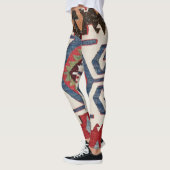 Leggings Arrow en Diamant Bleu Konya // 19e siècle (Gauche)