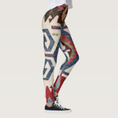 Leggings Arrow en Diamant Bleu Konya // 19e siècle (Droite)