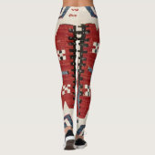 Leggings Arrow en Diamant Bleu Konya II 19e siècle Authenti (Dos)