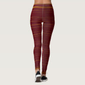 Leggings "Arsenal de vin rouge : Précision de fabrication e (Dos)