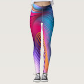 Leggings - Art abstrait (Devant)