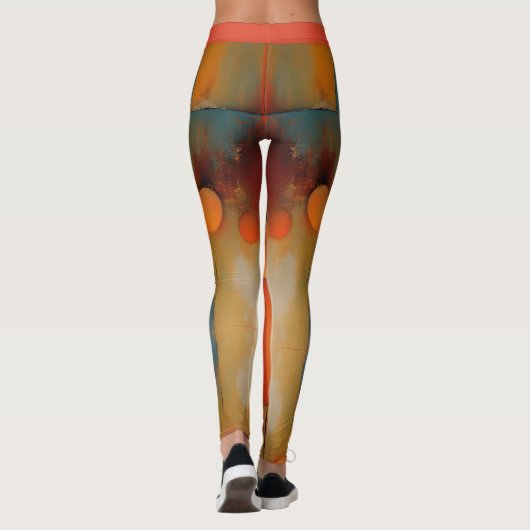 Leggings art Abstrait (Dos)