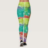 Leggings Art Abstrait (Dos)