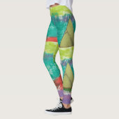 Leggings Art Abstrait (Gauche)