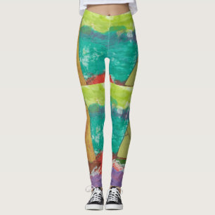 Leggings Art Abstrait