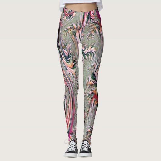 Leggings art abstrait (Devant)