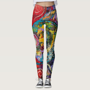 Leggings Art Abstrait