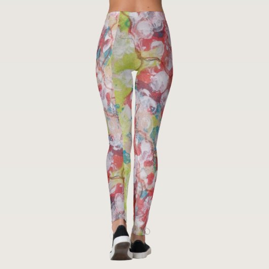Leggings Art Abstrait (Dos)