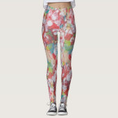 Leggings Art Abstrait (Devant)