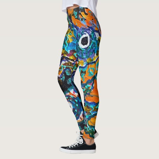 Leggings Art Abstrait (Gauche)