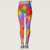 Leggings Art Abstrait 171 (Devant)