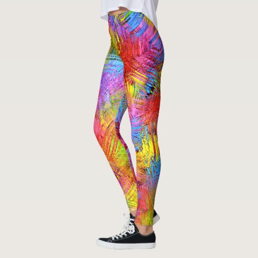 Leggings Art Abstrait 171 (Gauche)