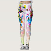 Leggings Art Abstrait 26 (Devant)