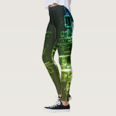 Leggings Art Abstrait 32 (Gauche)