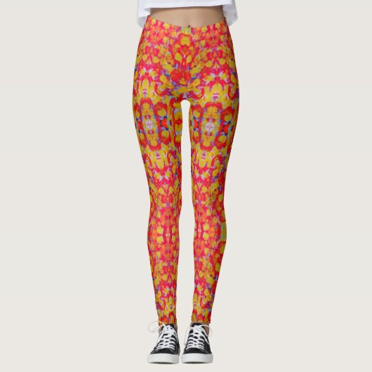Leggings Art Abstrait 8 (Devant)