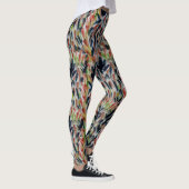Leggings Art abstrait à l'aquarelle (Droite)