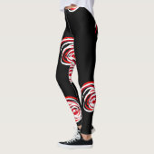 Leggings Art Abstrait Ajouter Votre Nom Julia (Gauche)